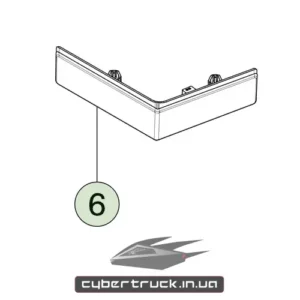 1806763-00-D Світловий маркер задній — права сторона REAR MARKER LAMP — RIGHT HAND