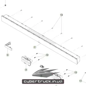 1936111-99-C Лампа кришки багажника (люка) TAILGATE LAMP