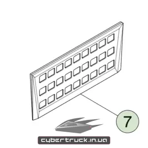 1937355-00-A Перегородка відсіку для спорядження GEAR LOCKER DIVIDER