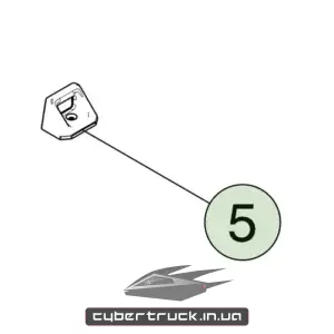 1937356-00-A Гачок — L — напрямна HOOK — L — TRACK