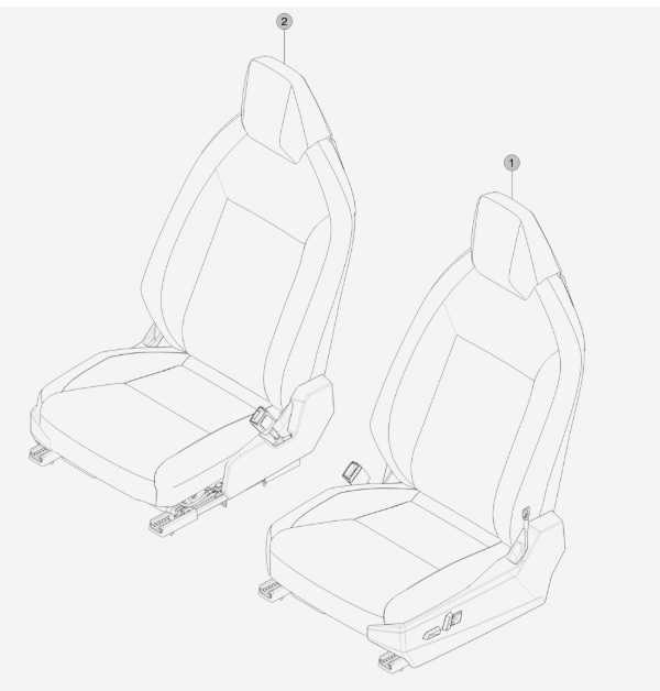 FRONT SEAT ASSEMBLIESПЕРЕДНСИДІННЯ В ЗБОРІ