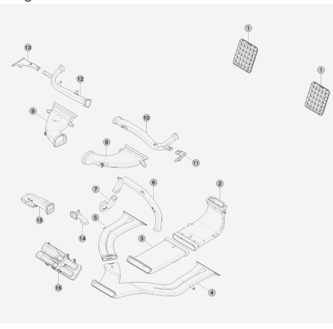 PASSENGER DUCTING AND VENTSПОВІТРОВОДИ ТА ВЕНТИЛЯЦІЙНОТВОРИ ДЛЯ ПАСАЖИРІВ