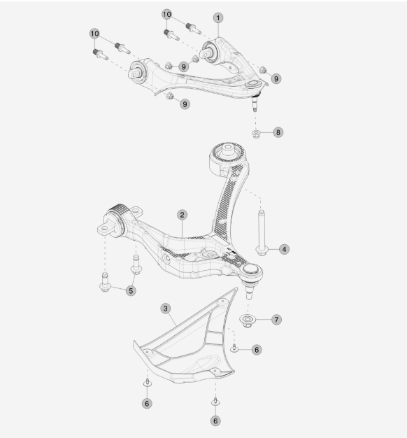 FRONT SUSPENSION ARMSВАЖЕЛПЕРЕДНЬОЇ ПІДВІСКИ