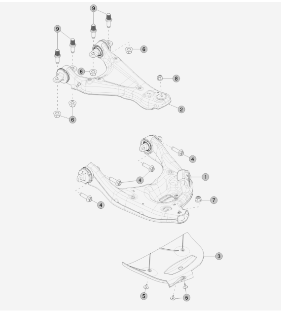 REAR SUSPENSION ARMSВАЖЕЛЗАДНЬОЇ ПІДВІСКИ
