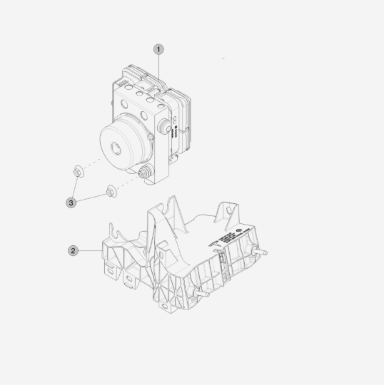 ABS MODULE AND ESC SENSORМОДУЛЬ ABS ДАТЧИК ESC