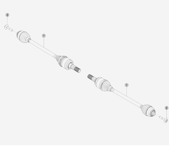 FRONT HALFSHAFTSПЕРЕДНПІВОСІ