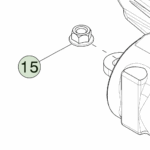 1772220-00-B Заземлювальний кабель – привідний модульGROUND STRAP CABLE - DIVE UNIT