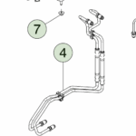 1250711-00-D Гальмівна трубка головного циліндра – HCU в зборі MASTER CYLINDER - HCU BRAKE PIPE ASSEMBLY