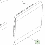 1814851-00-B Збірка лівих задніх дверей ASSEMBLY - REAR DOOR - LEFT HAND