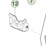 1815598-00-G Нижній кронштейн кузова (платформи) — права сторона у зборі ASSEMBLY - BED BRACKET LOWER - RIGHT HAND