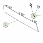 1815251-00-B Нижня заглушка номерного майданчика передньої панелі FRONT FASCIA LOWER DUMMY LICENSE PLATE COVER