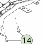 1129025-00-A Болт з фланцем М6×1.0×30 клас міцності 8.8 покриття цинк-нікель зі змазкою для переднього датчика прискорення BOLT