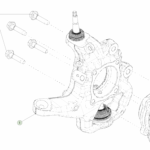 1250416-11-D ЗАДНІЙ КУЛАК КУЛАКА - ПРАВИЙ REAR KNUCKLE ASSEMBLY - RIGHT HAND