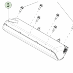 1818893-00-C Права колінна подушка безпеки KNEE AIRBAG - RIGHT HAND