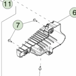 1816602-00-C Заднє посилення порога-ступені — права сторона REAR ROCKER STEP REINFORCEMENT - RIGHT HAND