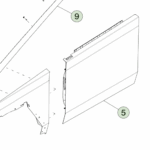 1814849-00-A Збірка лівих передніх дверей ASSEMBLY - FRONT DOOR - LEFT HAND