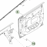1814850-00-A Збірка правих передніх дверей ASSEMBLY - FRONT DOOR - RIGHT HAND