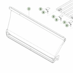 1818781-00-E Збірка передньої стінки — з ребрами жорсткості FRONT WALL ASSEMBLY - WITH RIBS