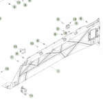 1817884-00-F Нижня бокова стінка вантажної платформи — ліва сторона LOWER BED SIDE WALL - LEFT HAND