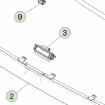 1819393-00-C Кнопка відкривання переднього багажника FRUNK SWITCH