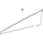 1818075-00-B Збірка переднього правого кутового скла FRONT QUARTER GLASS ASSEMBLY - RIGHT HAND