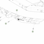 1815266-00-C Лівий опорний кронштейн SUPPORT BRACKET - LEFT HAND
