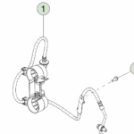 1250721-00-D Гальмівний шланг у зборі – передній – ліва сторона BRAKE HOSE ASSEMBLY - FRONT - LEFT HAND