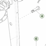 1044683-01-E Штифт з’єднання гальмівного важеля BRAKE CLEVIS PIN
