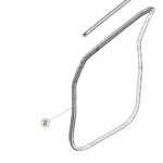 1807546-00-E Основний ущільнювач кузова передній правий PRIMARY BODY SEAL - FRONT - RIGHT HAND