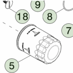 1618882-50-B Масляний фільтр – приводний блок  OIL FILTER - DRIVE UNIT
