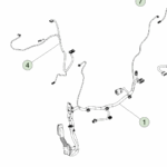 1682223-00-F Жгут передньої лівої двері HARNESS-FRONT LEFT HAND DOOR