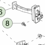 1801457-99-B Обмежувач відкривання задніх дверей DOOR CHECK STRAP - REAR