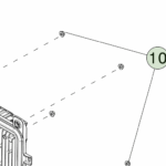 1116867-00-A Гайка шестигранна з фланцем HF M6-1.0 клас міцності 8 з покриттям ZNNI[B] NUT