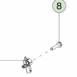 1005817-00-A Шестигранний болт M6×1.00×25 HEX BOLT