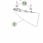 1780809-00-C Ліва збірка обтічника передньої панелі FRONT FASCIA FAIRING ASSEMBLY - LEFT HAND