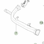 1693003-00-C Повітропровід для осушення бокового вікна — правий SIDE WINDOW DEMIST DUCT - RIGHT HAND
