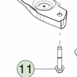 1063242-00-B Болт M12×75 із фланцевою шестигранною головкою крок різьби 1.75 мм клас міцності 10.9 цинкове фланцеве покриття SMAT BOLT