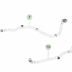 1803863-00-B Шланг зворотній потік RDU HOSE RDU RETURN
