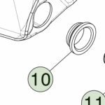 1758769-00-A Втулка (ущільнювач) датчика рівня GROMMET LEVEL SENSOR
