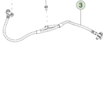 1250731-00-D Гальмівний шланг у зборі – задній – ліва сторона BRAKE HOSE ASSEMBLY - REAR - LEFT HAND