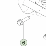 1086494-00-A Болт високої міцності M8x30 сталь класу 10.9 матовий BOLT