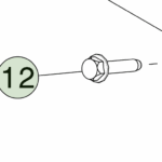 1129025-00-A Болт HF M6–1.0×30 8.8 ZnNi SMAT — для переднього датчика прискорення BOLT