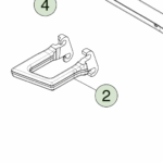 1250542-00-B Буксирувальний гак — ліва сторона RECOVERY HOOK - LEFT HAND