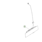 1784574-00-D Спусковий механізм дверей стійки B — лівий бік B-PILLAR DOOR TRIGGER - LEFT HAND