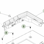 1800642-00-C Правий кронштейн бокової частини кузова BODY SIDE BRACKET - RIGHT HAND