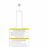 1463441-00-A Етикетка з попередженням про подушку безпеки LABEL- AIR BAG WARNING