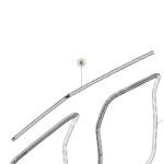 1807550-00-B Ущільнювач даху правий HEADER SEAL - RIGHT HAND
