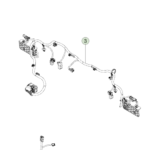 1682250-00-G Жгут проводки сидіння другого ряду (вузол зборки) SECOND ROW - SEAT HARNESS ASSEMBLY