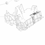 1250747-00-D Кронштейн гідравлічного блока керування (у зборі) HYDRAULIC CONTROL UNIT - BRACKET ASSEMBLY