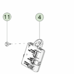 1537264-40-F Блок керування зарядним портом (ECU) в зборі покоління 4 ASSEMBLY CHARGE PORT CONTROLLER ECU GEN 4